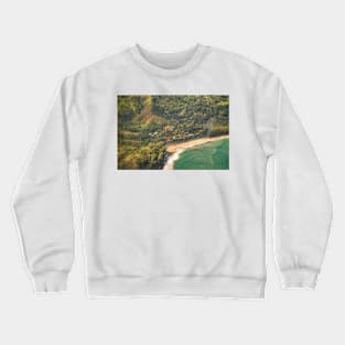 River on Napali Coastline Crewneck Sweatshirt